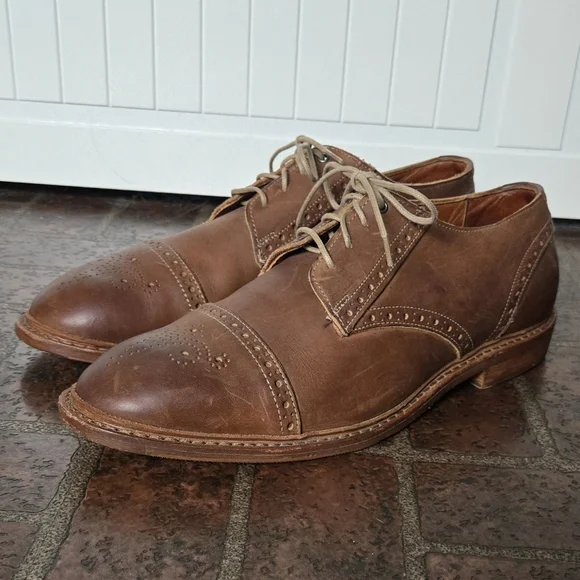 Allen Edmonds Cap Toe Bainbridge Derby Sz 9.5 - Picture 2 of 6